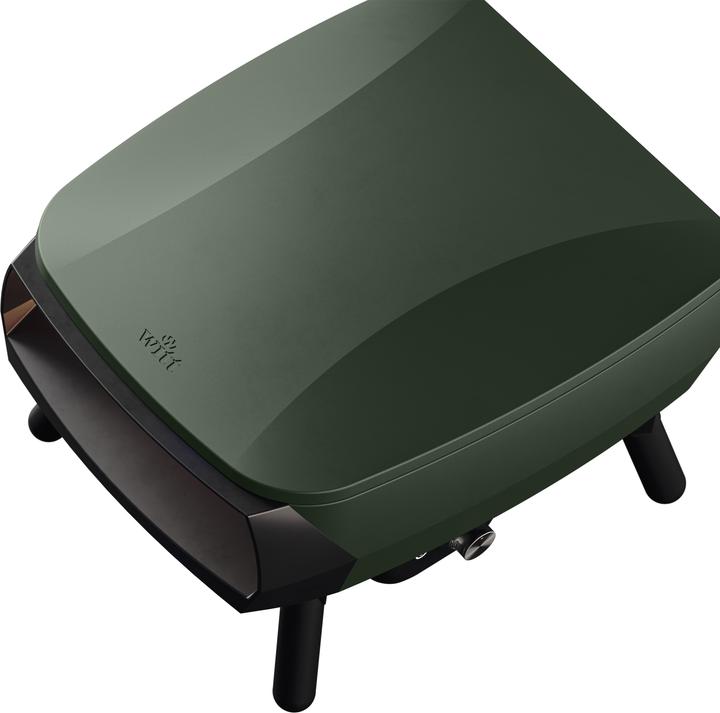 Produktbild Etna Rotante Piccolo grün / Pizzaofen / Drehstein / 500°C / Gas / Pizza bis 33 cm