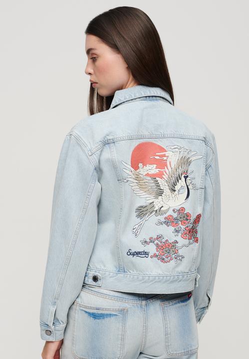 Actual product image Superdry Emb Denim Trucker Jacket (10XL)