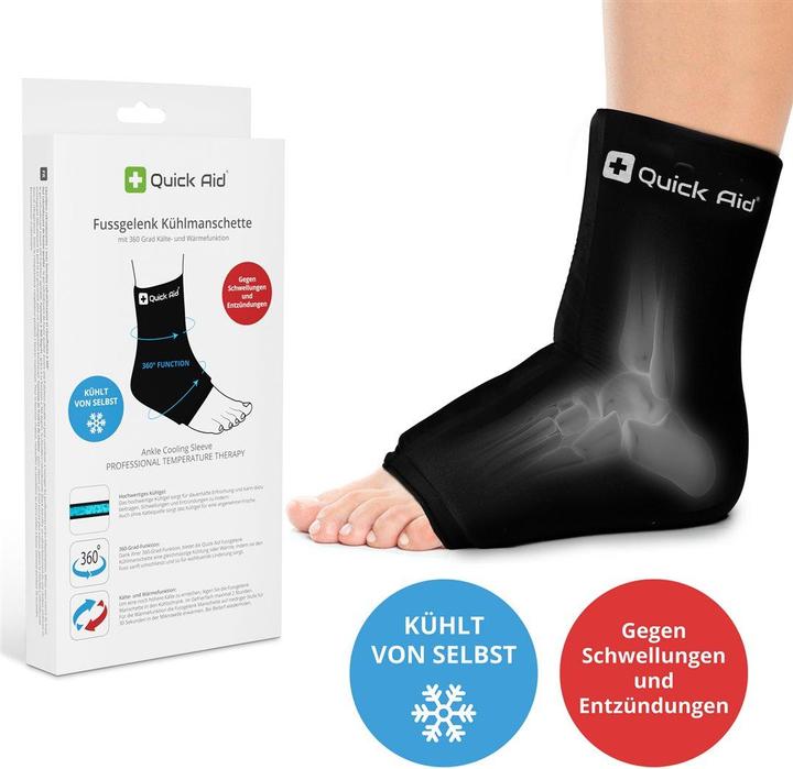 Produktbild Quick Aid Fussgelenk Kühlmanschette (L)