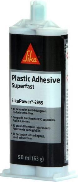 Actual product image Sika SikaPower 2955, plastic repair adhesive (50 ml)