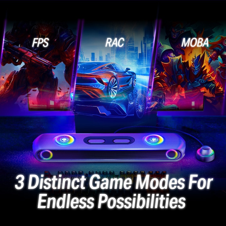 Produktbild OXS Thunder Pro Gaming Soundbar 5.1.2 Dolby Atmos Sound System (180 W, 5.1.2 Kanal)