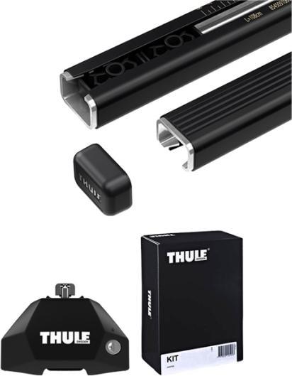 Image du produit Thule Squarebar Vivaro/Expert/Jumpy 4-dr Van, 16- Fixpoint (Noir)