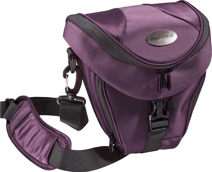 Immagine prodotto mantona Premium Colt Bag viola (Borsa a tracolla per fotocamera, Kamera Bereitschaftstasche)