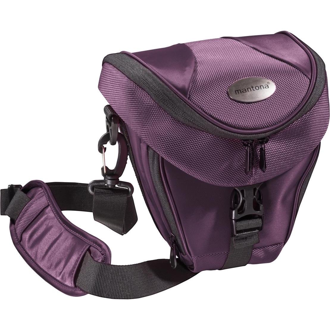 Thumbnail - mantona Premium Colttasche lila (Kamera Schultertasche, Kamera Bereitschaftstasche), Kameratasche, Violett