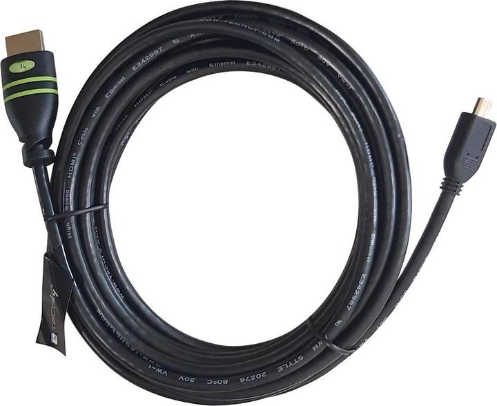 Produktbild Techly HDMI (Typ A) — micro HDMI (Typ D) (3 m, HDMI)