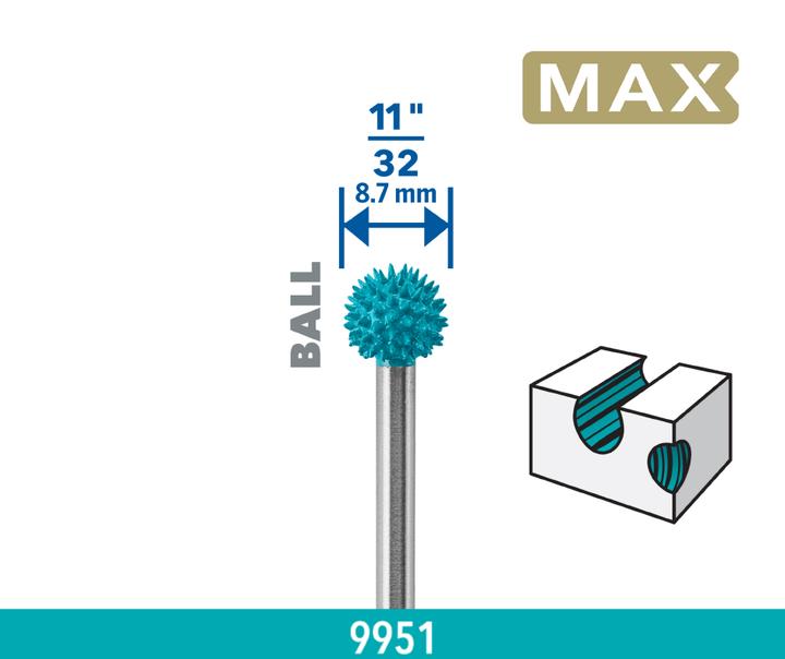 Immagine prodotto Dremel 26159951DM Raspa in acciaio inox 8,2 mm 1 pz.