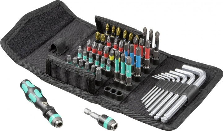Produktbild Wera Kraftform Kompakt 100 (Innensechsrund TX M10, Innensechsrund TX M15, Innensechsrund TX M20, Innensechsrund TX M30, Kreuz Phillips PH M1, Kreuz Phillips PH M2, Innensechsrund TX M25, Innensechsrund TX M40, Kreuz Pozidriv PZ M1, Kreuz Pozidriv PZ M2, Kreuz Phillips PH M3, Kreuz Pozidriv PZ M3)