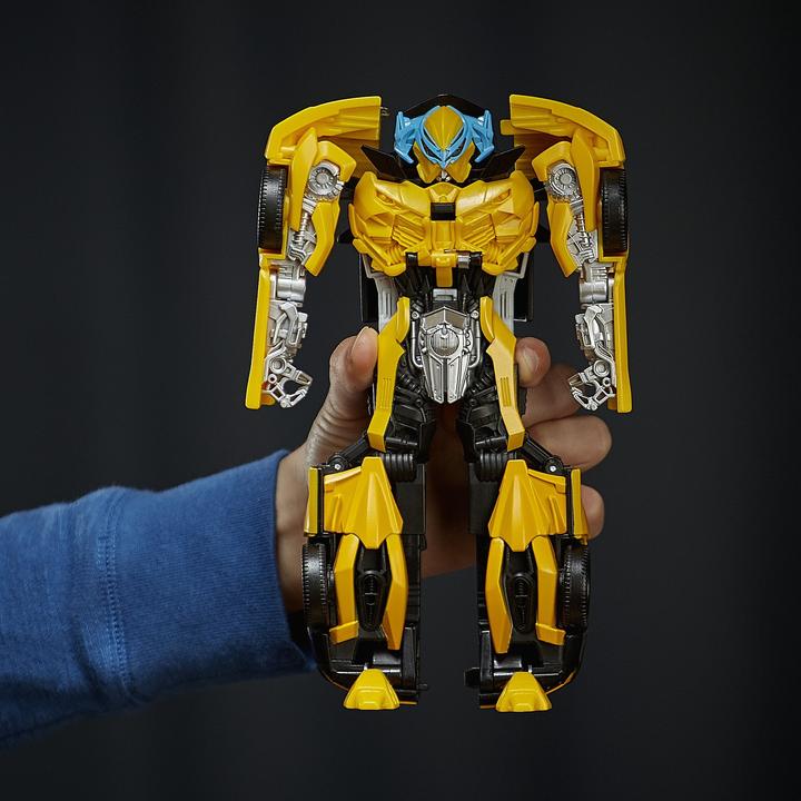 Actual product image Transformers Movie 5 Knight Armor Turbo Changer Bumblebee