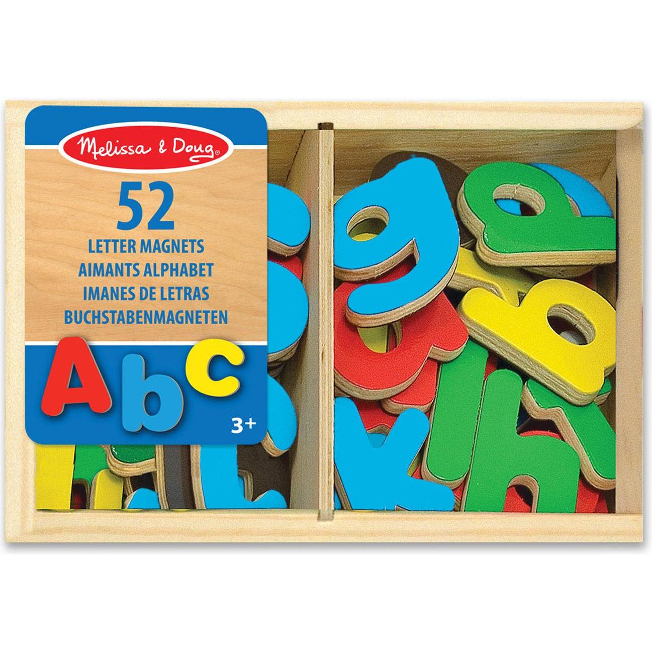 Melissa & Doug Magnetic Wooden Alphabet