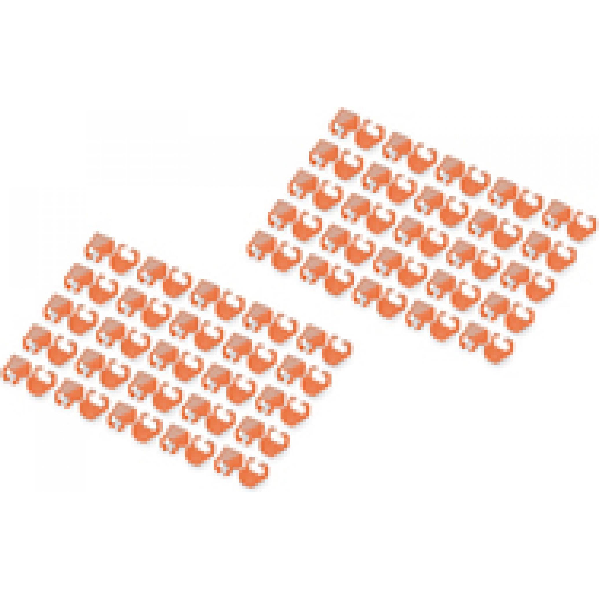 Digitus Color clips for Patch cable - Orange (CAT5e), Cavo di rete