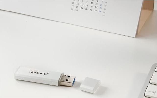 Actual product image Intenso 3521483 USB flash drive 32 GB USB type-A 2.0 silver (32 GB, USB-A)