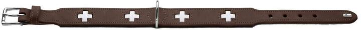 Actual product image Hunter Collar Swiss genuine leather (M, Dog, Walks)