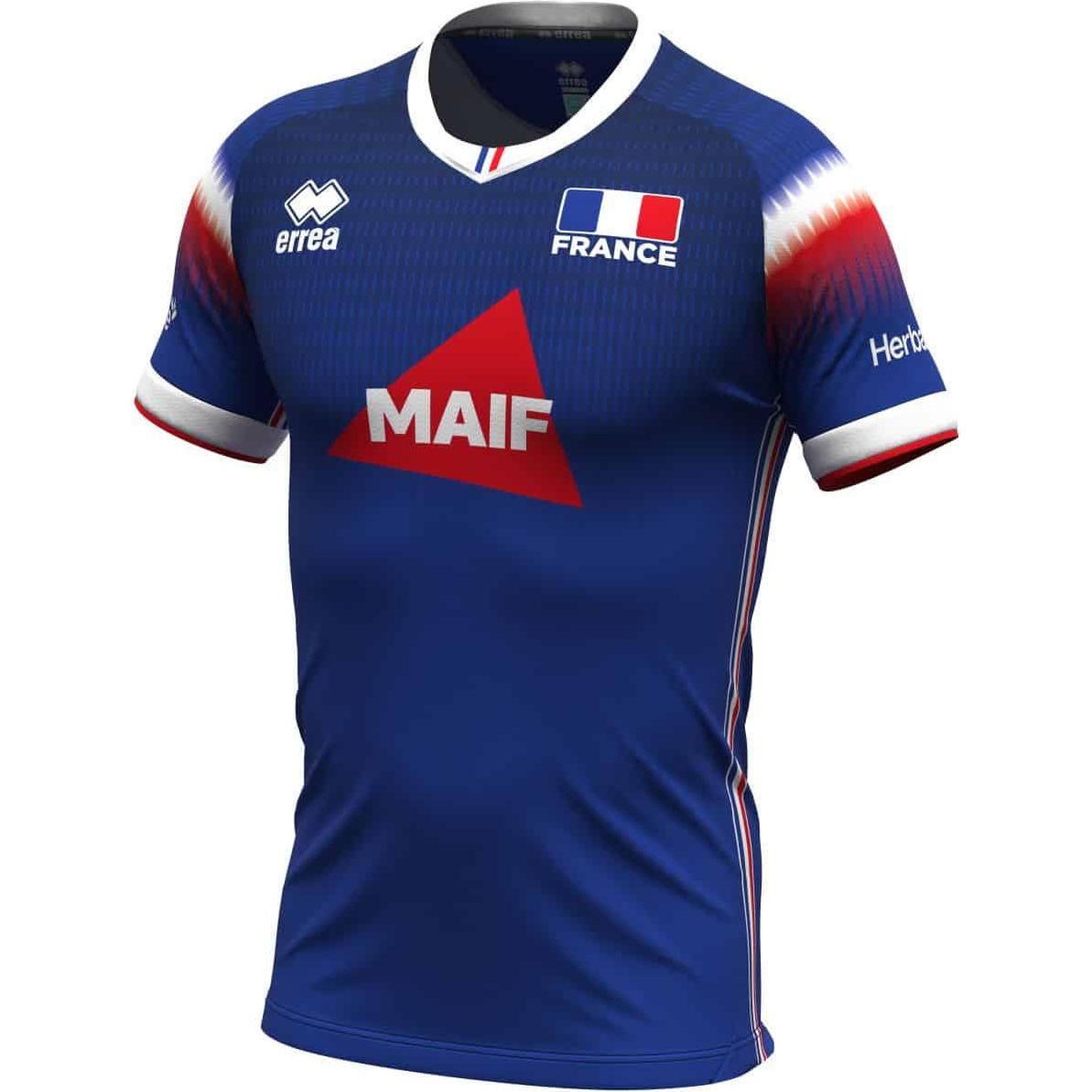 Thumbnail - Errea, Herren, Sportshirt, heitrikot france 2024/25 (M), Mehrfarbig, M