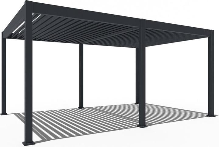 Immagine prodotto Weide Pergola elettrica 3,6x5,3m antracite con LED (530 cm, 360 cm)