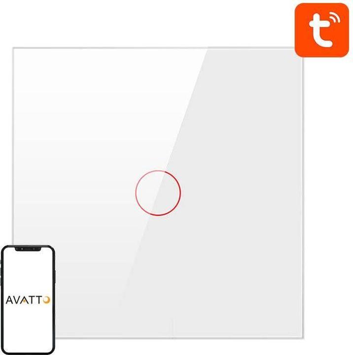 Immagine prodotto Avatto Interruttore intelligente ZigBee UE UE a 1 via TUYA (bianco)