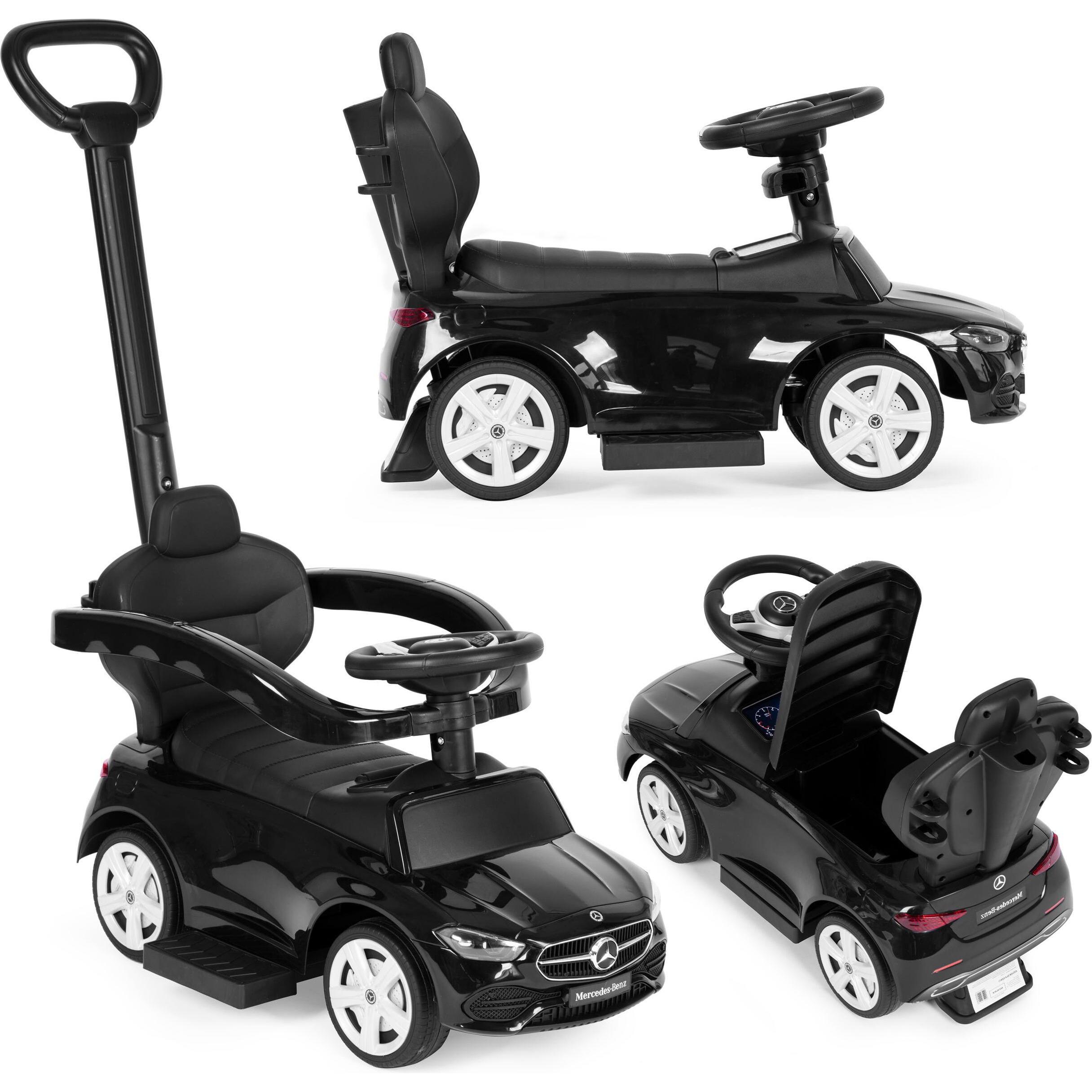 Qixi Toys Rutschauto Mercedes C-KLASSE mit interaktivem Lenkrad schwarz (64422479)