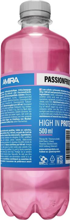 Produktbild Amira Proteinwasser Passionfruit (500ml) (Passionsfrucht, 5 x)
