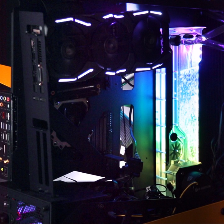 Actual product image Raijintek ACHERON 360 RBW Distro Plate - Acrylic, D-RGB