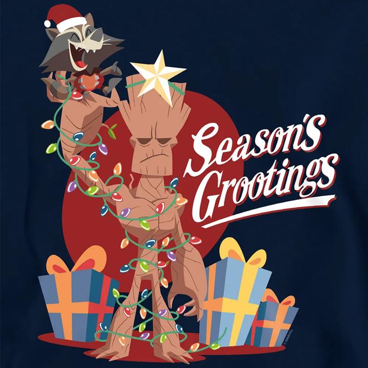 Produktbild Guardians of the Galaxy Seasons Grootings Kapuzenpullover (116)