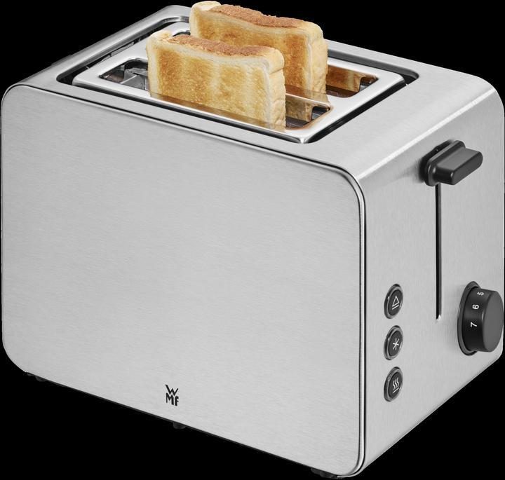 WMF Stelio double-slot toaster with bread roll top and bagel function