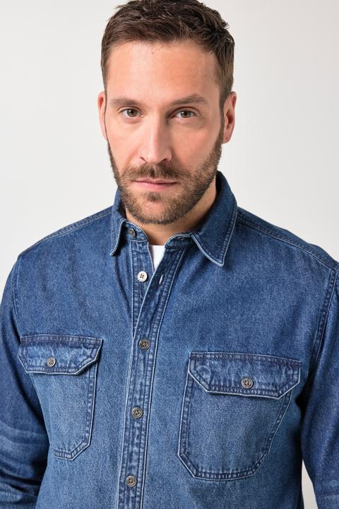 Immagine prodotto JP1880 Jeanshemd, Langarm, Kentkragen, Modern Fit (L)