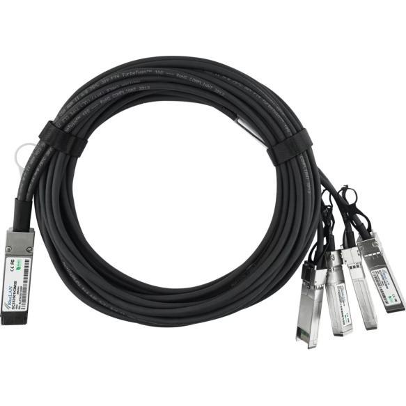 BlueLAN Centec CAB-Q-S-3M-CT kompatibles QSFP DAC SC253501K3M30, Transceiver, Schwarz