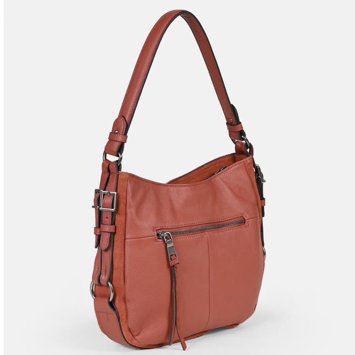 Actual product image FredsBruder Sylvin leather shoulder bag 30 cm