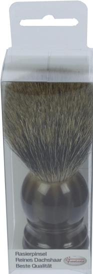 Actual product image Shaving brush, pure badger, Havana handle, ring Ø 22mm, in gift box (Shaving brush)