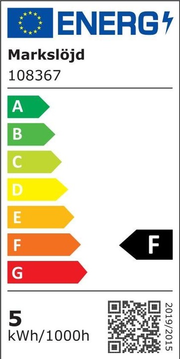 Energy Label Markslöjd Swan (378 lm)