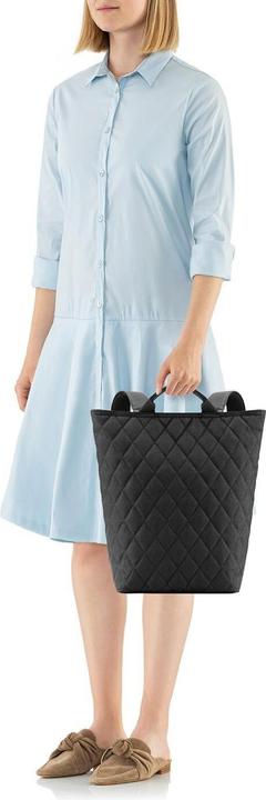 Image du produit reisenthel Sac Shopper-Backpack Rhombus Noir (16 l)