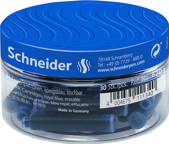 Image du produit Schneider Cartouche d'encre (cartouches d'encre, Bleu roi)