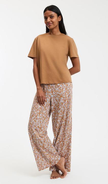 Produktbild La Redoute Collections Pyjama aus bedrucktem Jersey (XL)