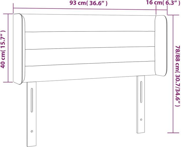 Actual product image vidaXL Kiriakoula (93 x 16 x 88 cm)