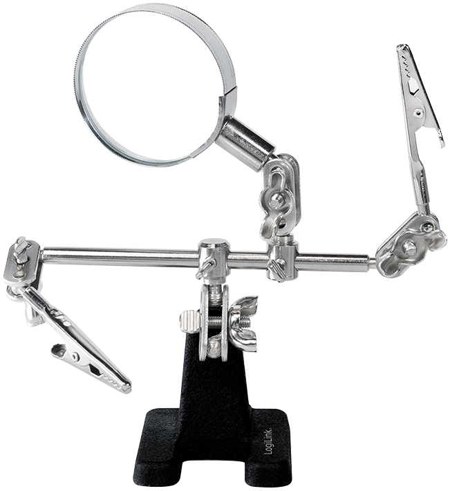 Actual product image LogiLink 3. helping hand with magnifying glass
