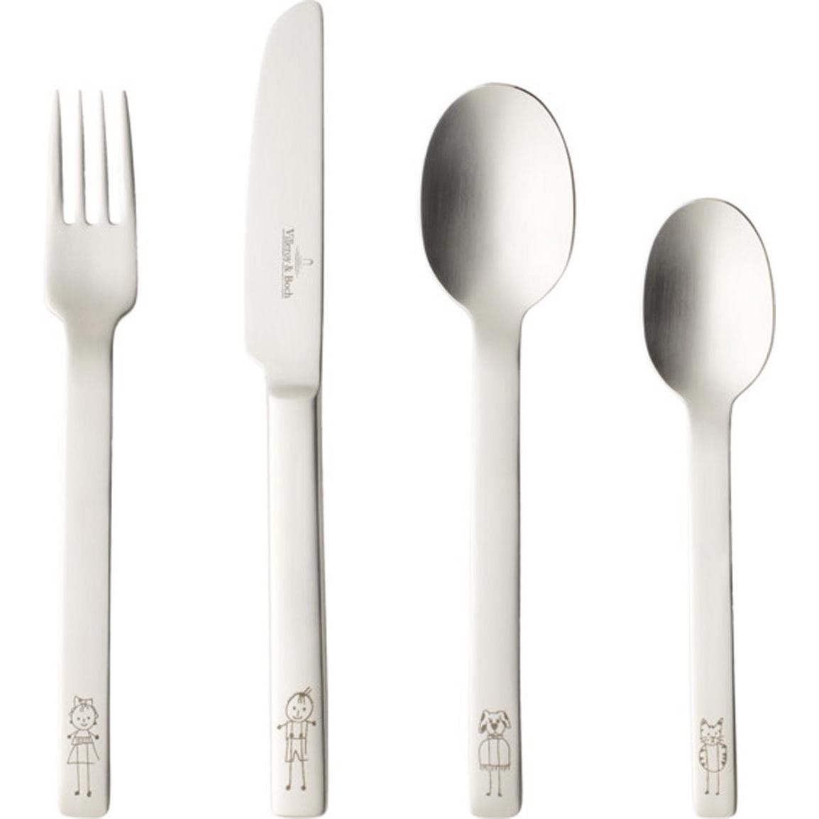 Thumbnail - Villeroy & Boch, Kindergeschirr + Kinderbesteck, Kinderbesteck 4tlg. One
