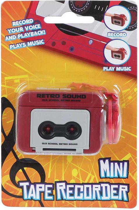 Image du produit Schlüsselanhänger mit Kassettenrekorder – 5,5 cm