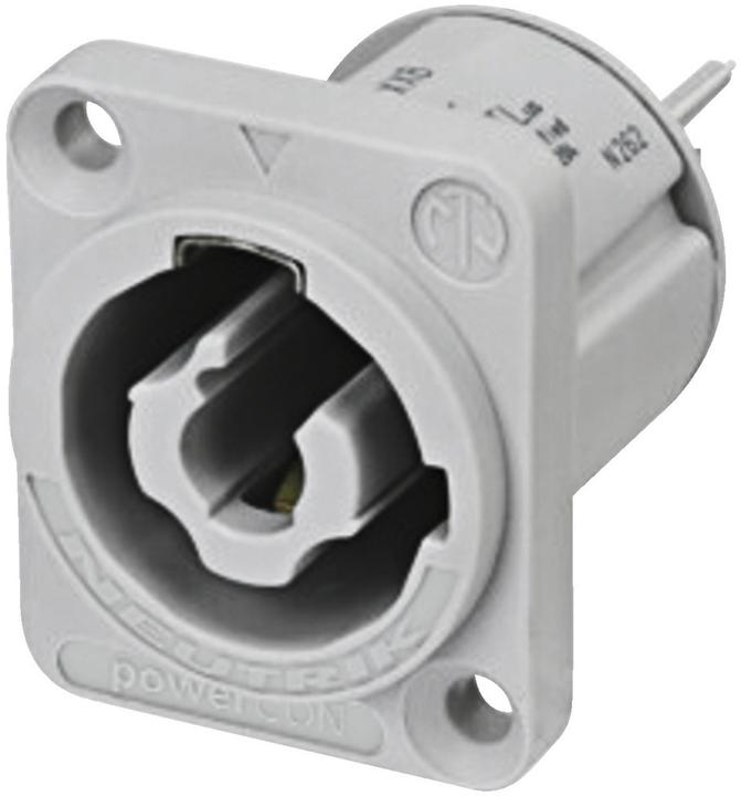 Neutrik NAC3MPXXB - PowerCON flush-type connector grey