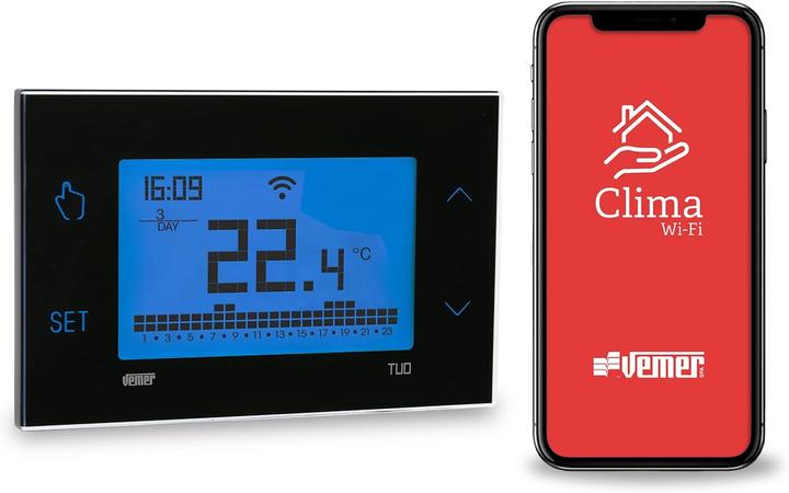 Actual product image Vemer Smart WiFi Raumthermostat mit App-Steuerung