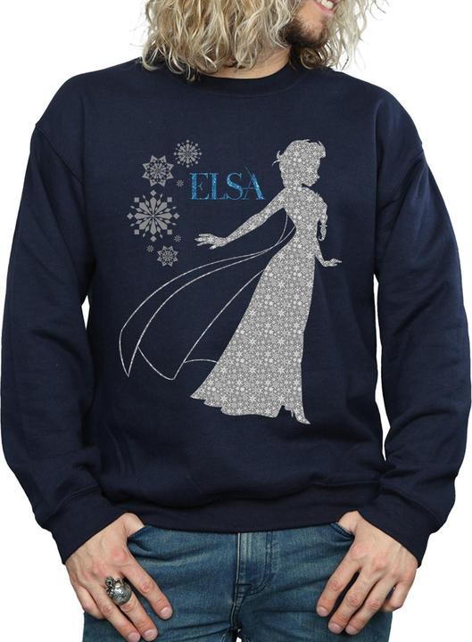 Produktbild Disney Frozen Elsa Christmas Silhouette Sweatshirt (L)