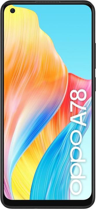 Productafbeelding OPPO A78 4+128GB DS 5G GLOEIEND ZWART OEM (128 GB, Gloeiend zwart, 6.56", Dubbele SIM, 5G)