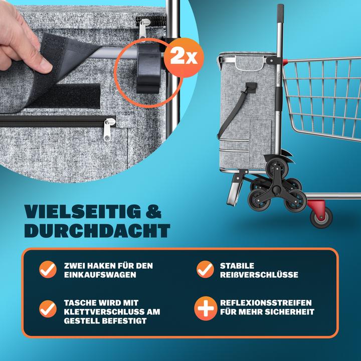 Produktbild Monzana 2in1 Einkaufstrolley