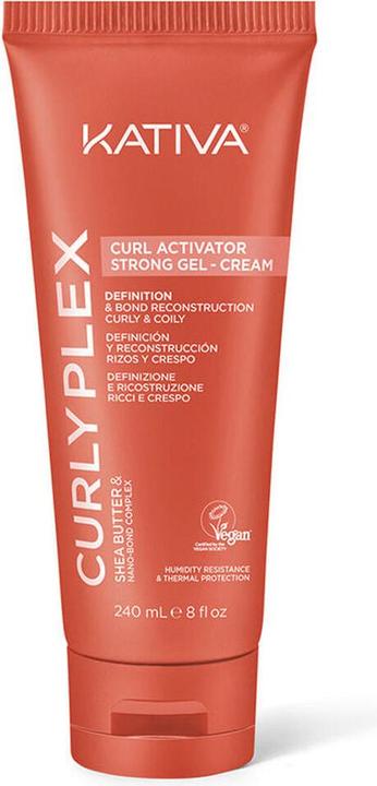 Image du produit Kativa Curly Plex Curl Activator Strong Gel Cream - 240 Ml (Crème capillaire, 240 ml)