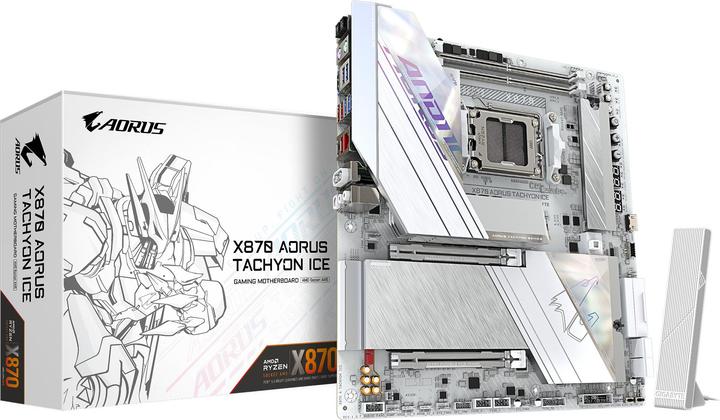 Gigabyte X870 A TACHYON ICE AM5 ATX MB (AM5, AMD X870, E-ATX)