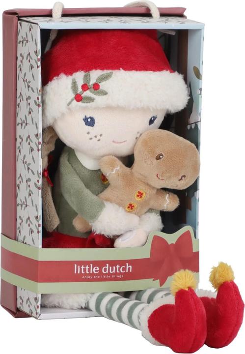 Actual product image Little Dutch Weihnachtspuppe Rosa 35cm