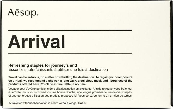 Actual product image Aesop Arrival Travel Kit