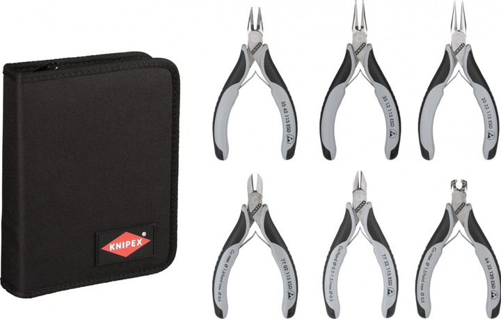 Immagine prodotto Knipex Astuccio con pinze per elettronica (220 mm)