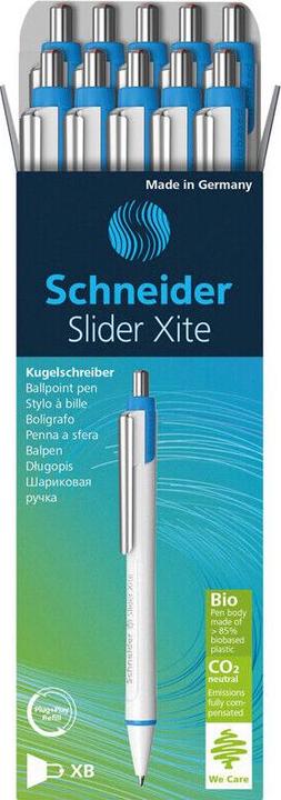 Actual product image Schneider Ballpoint pen SLIDER Xite XB, 90 % bio-based plastic, document-proof (Red, 10x)