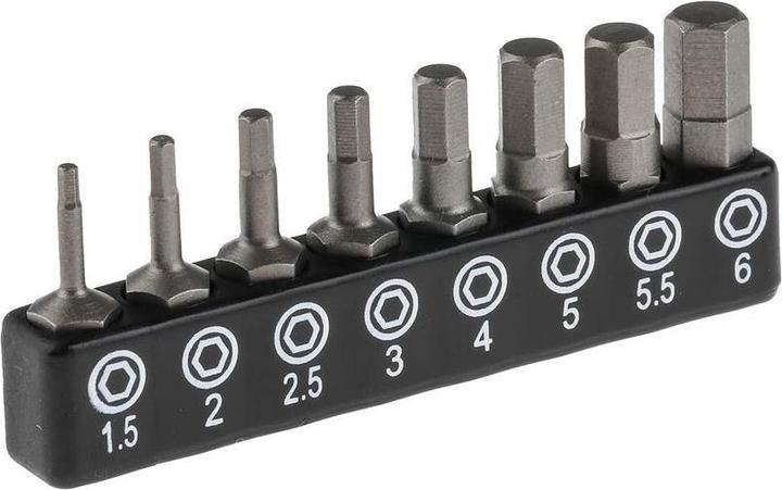 Produktbild RS PRO Bit-Satz Sechskant 8-teilig (Innensechskant)