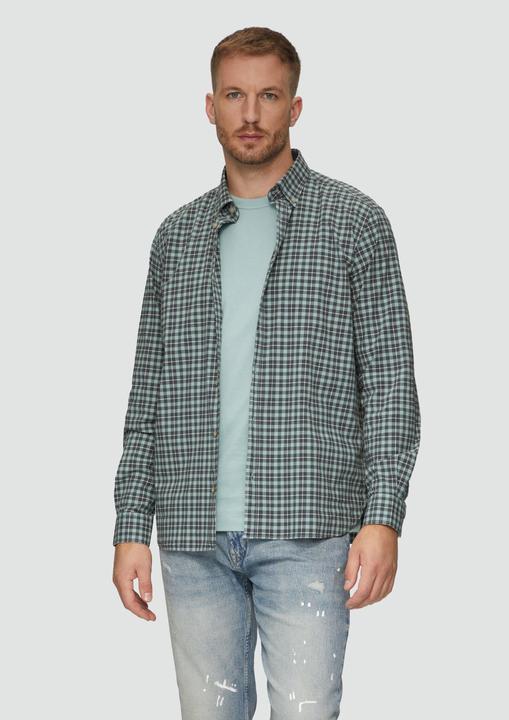 Produktbild S.Oliver Hemd Regular Fit: Hemd aus Baumwollstretch mit Button-Down-Kragen (S)