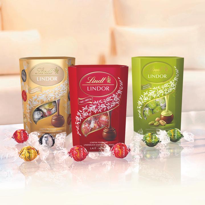 Actual product image Lindt Lindor balls pistachio (200 g)